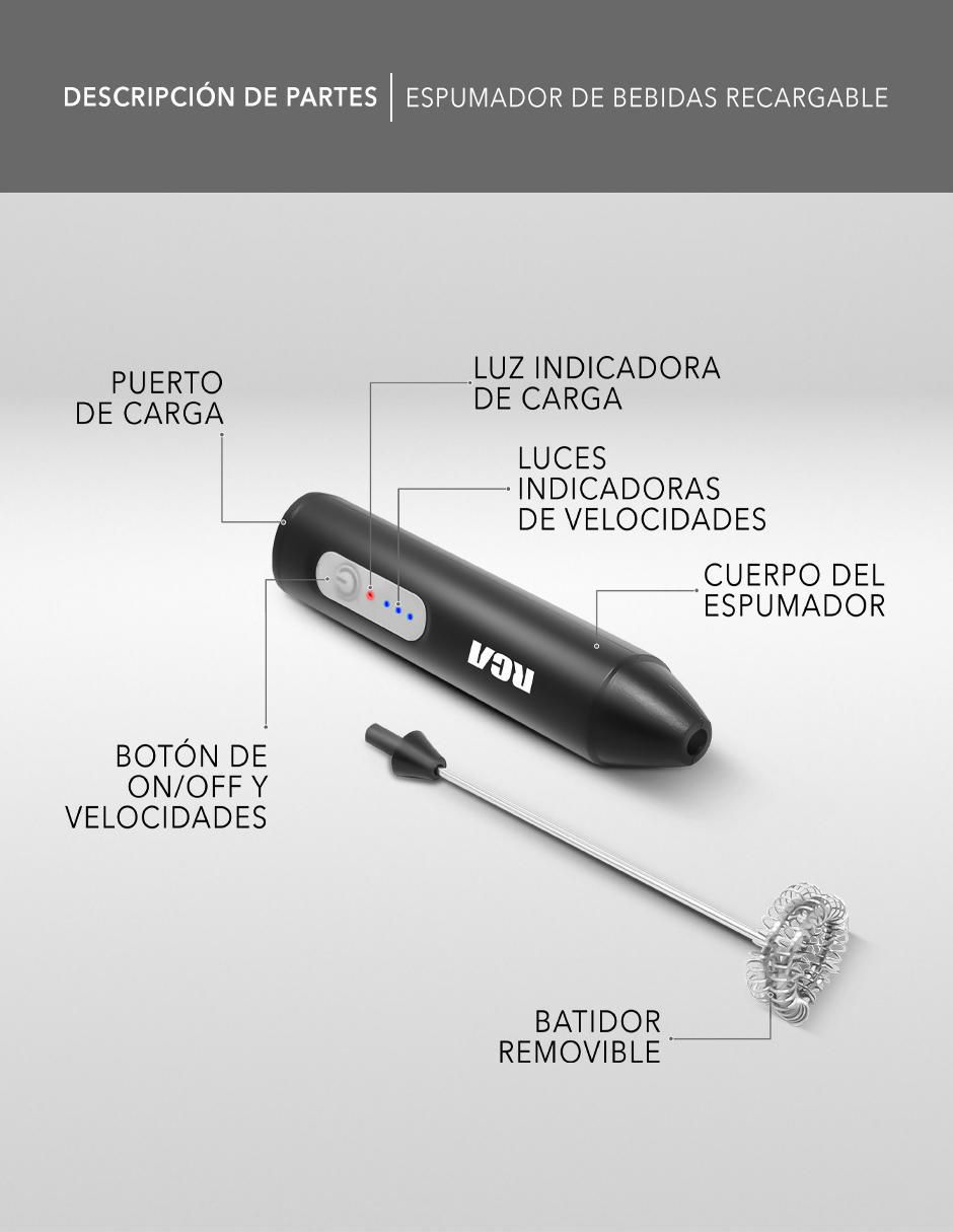 Espumador de leche eléctrico 4