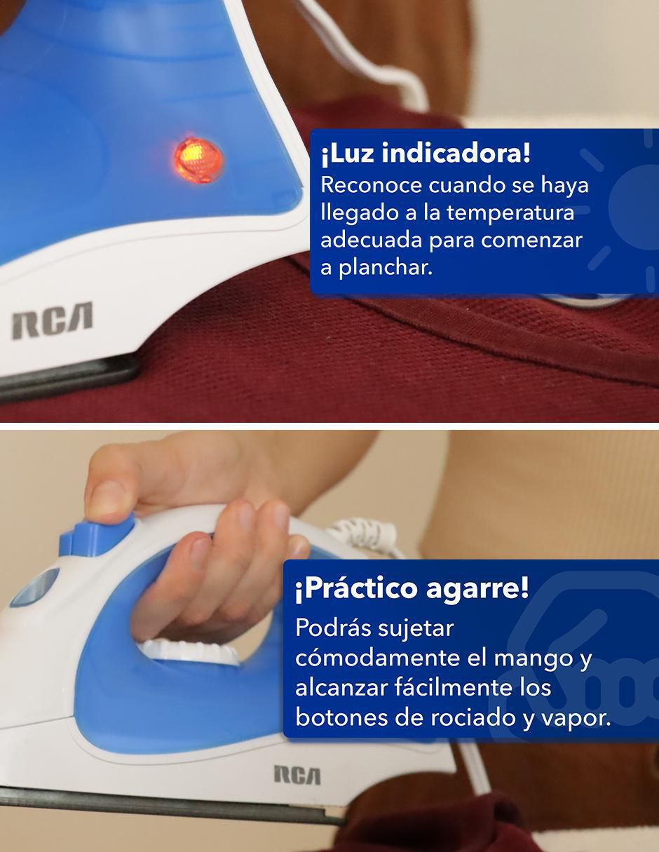 Plancha Rca rc-d508b suela acero inoxidable