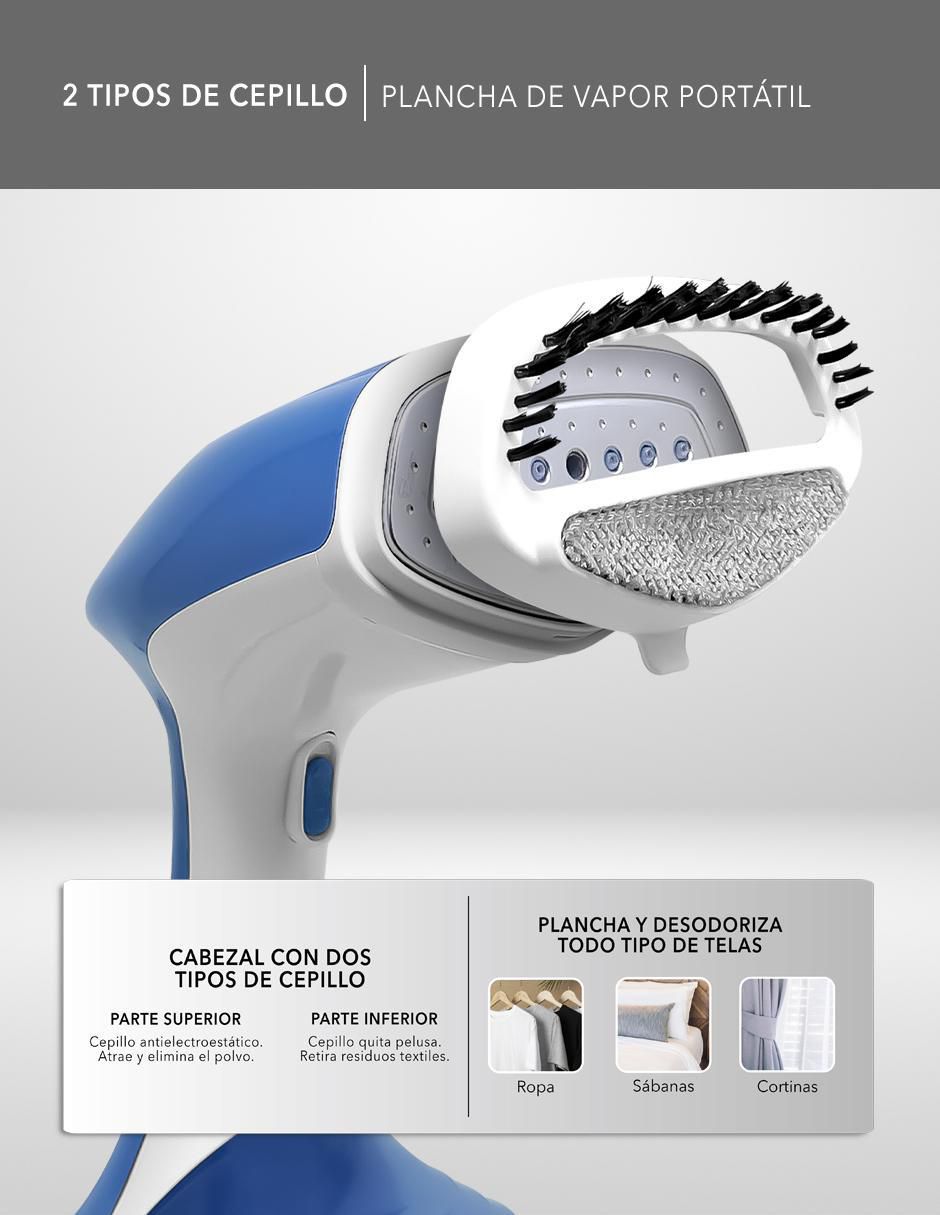 Generador de vapor Rca rc-931 suela acero inoxidable