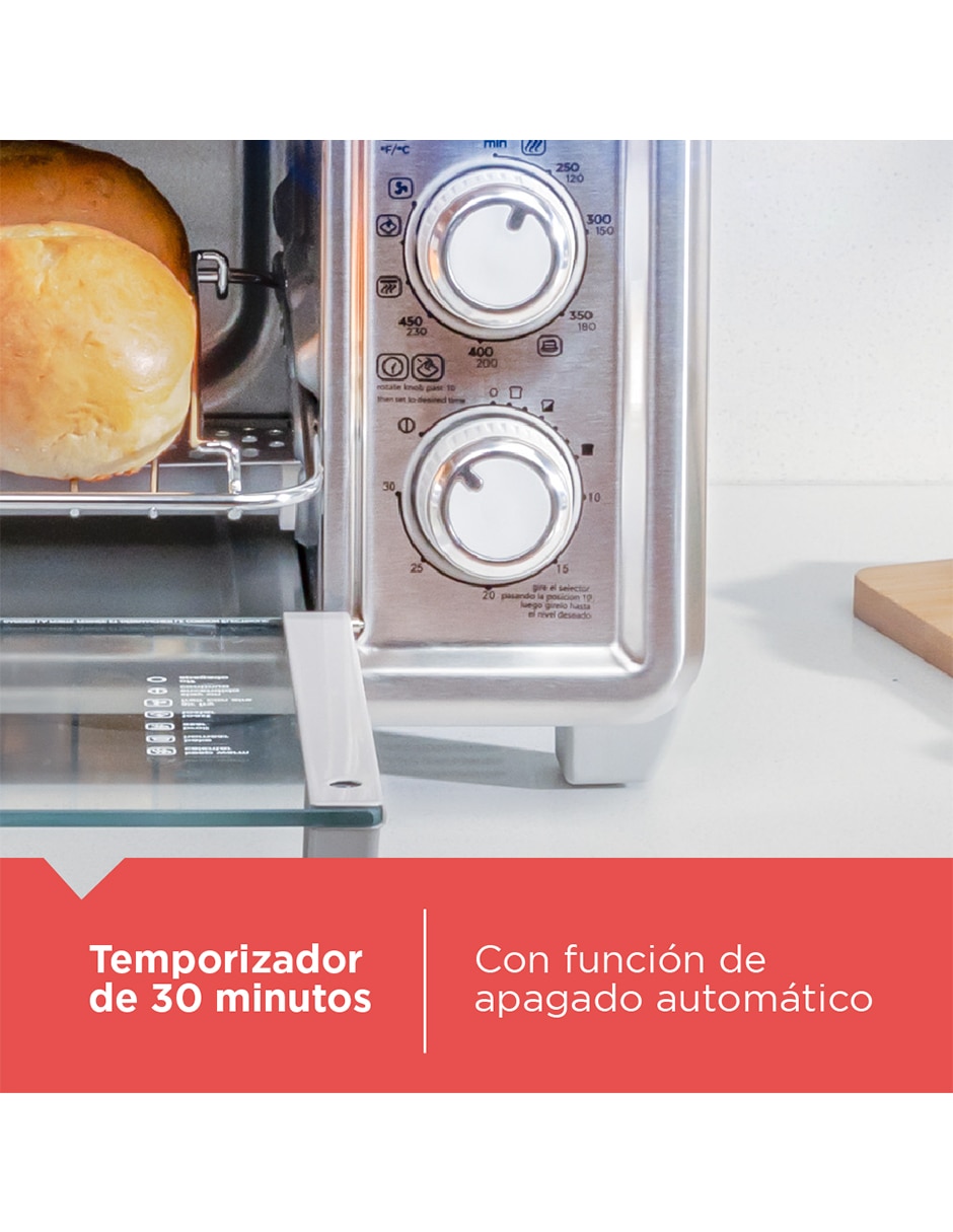 Horno eléctrico Black + Decker 22 L
