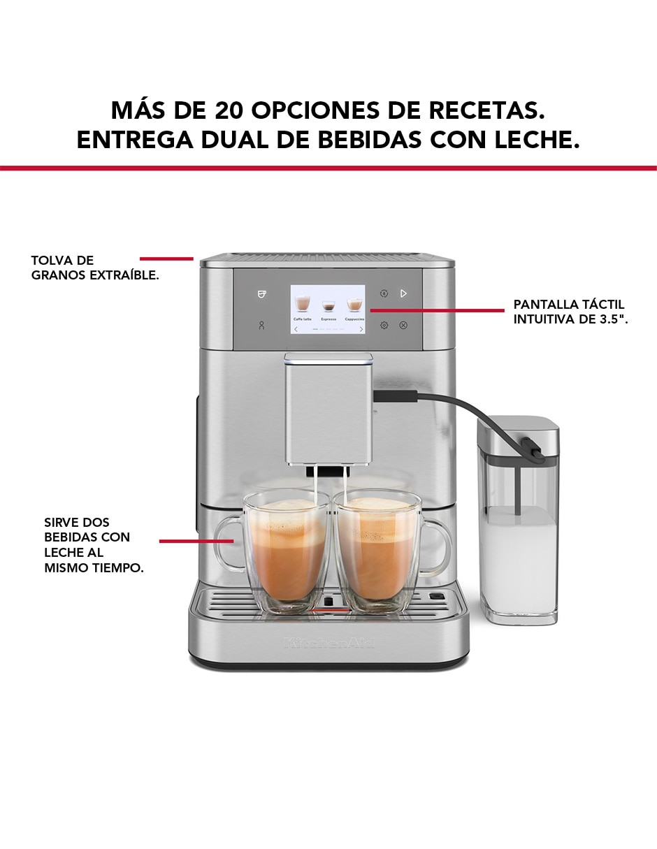 Cafetera super automática espresso collection kes8557sx 3