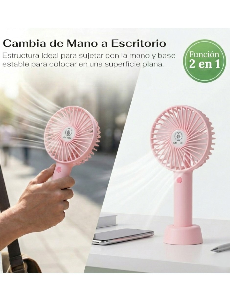 Mini ventilador Cm Top 3 velocidades