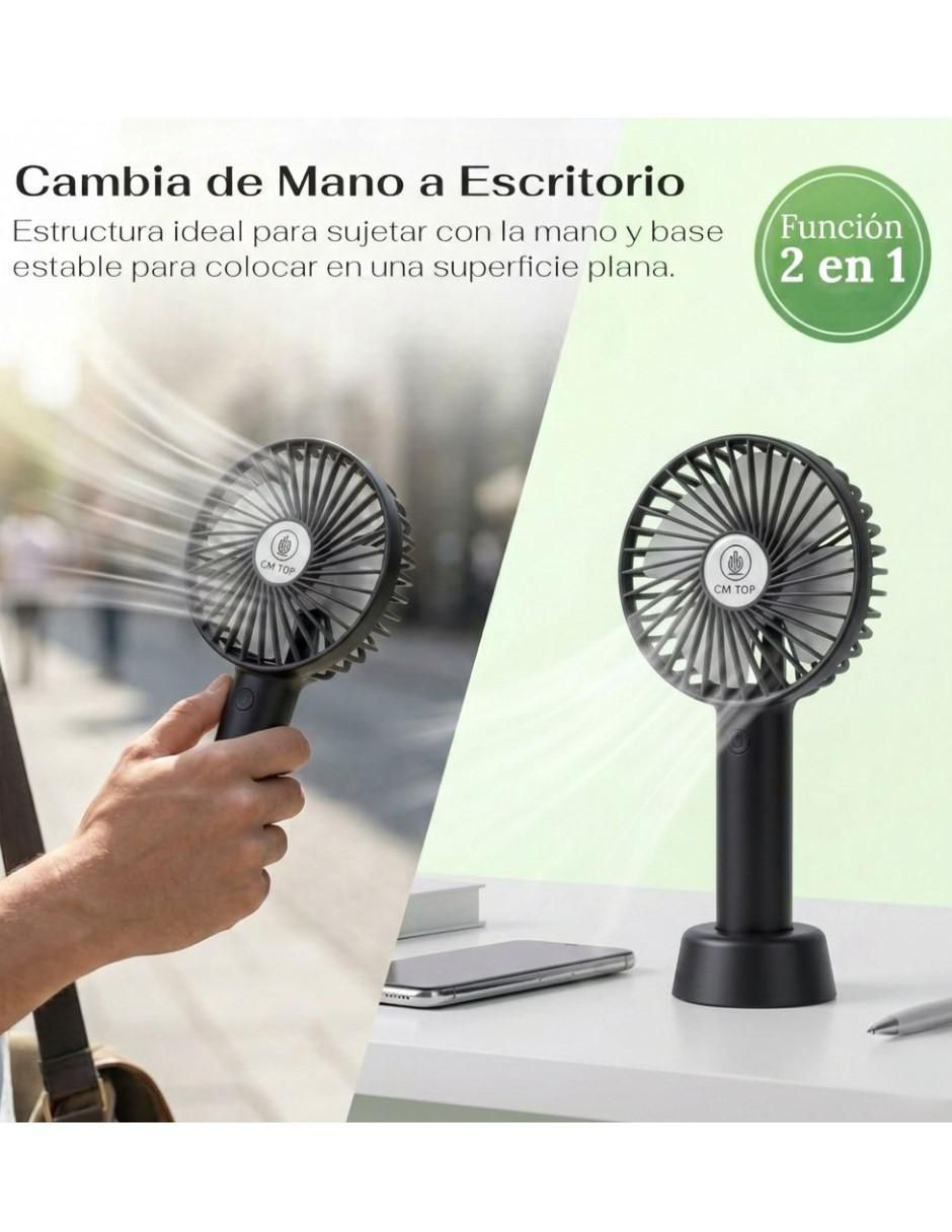 Mini ventilador no 4 "velocidades" 2