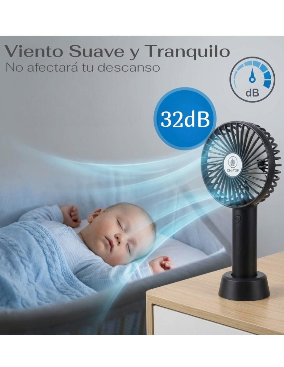 Mini ventilador no 4 "velocidades" 3