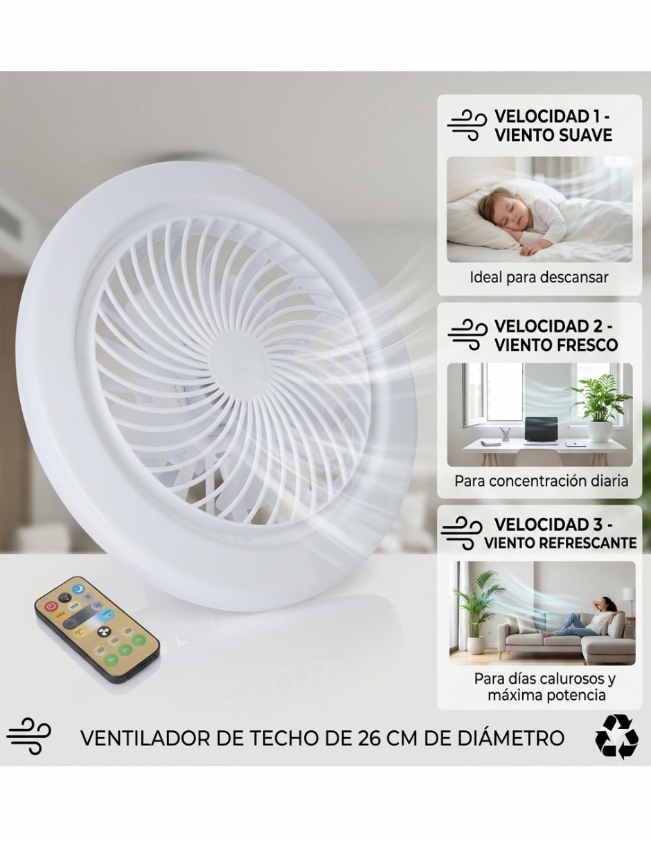 Ventilador de techo sí 3 "velocidades" 3