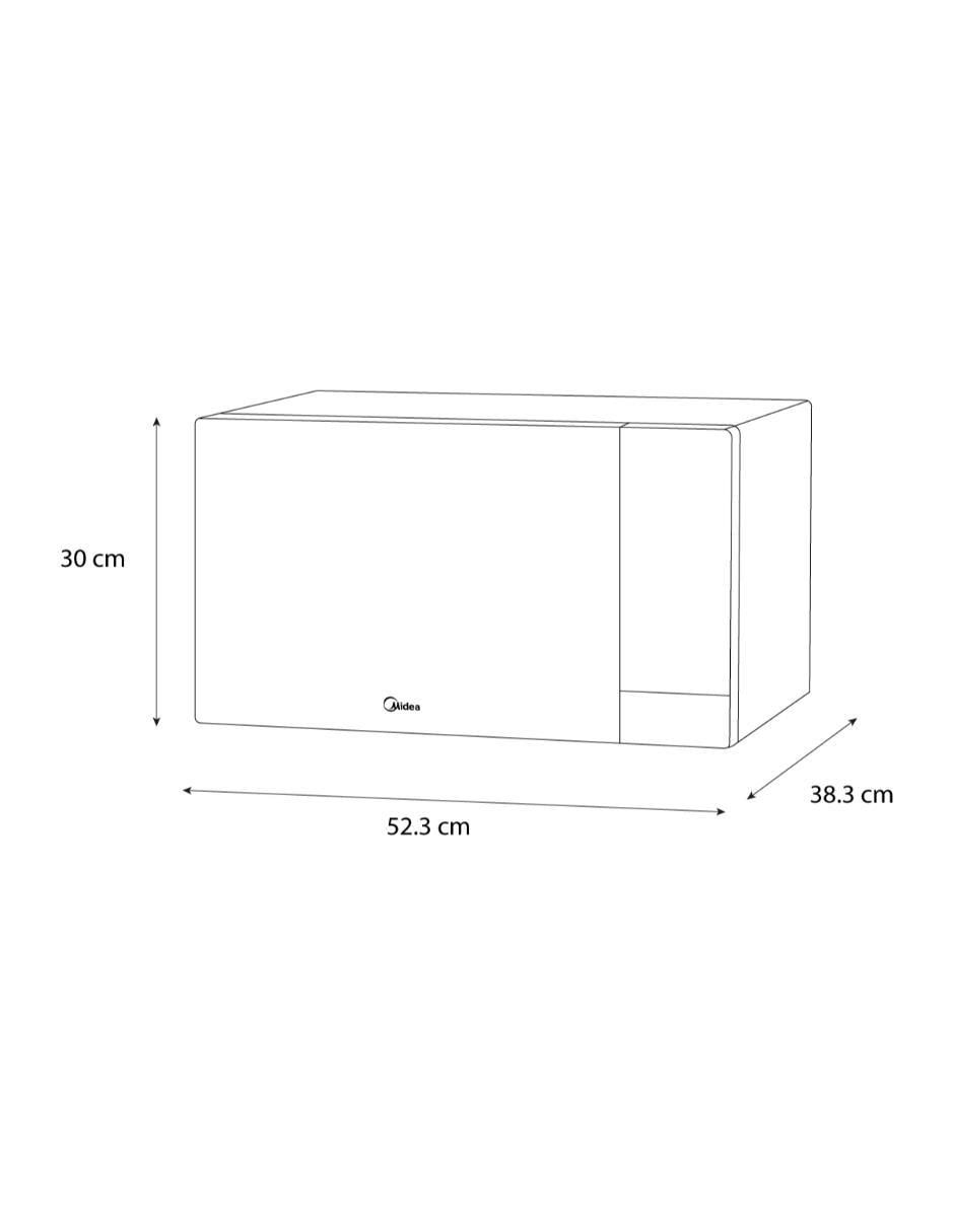Horno de microondas convencional modelo MMDX211S2MB de 1.1 pies cúbicos 6