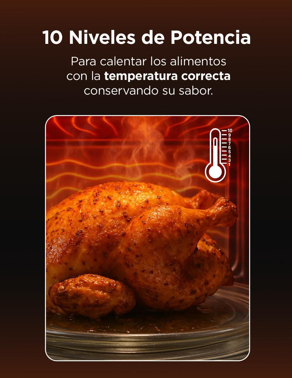 Horno de microondas convencional modelo MMDX211S2MB de 1.1 pies cúbicos