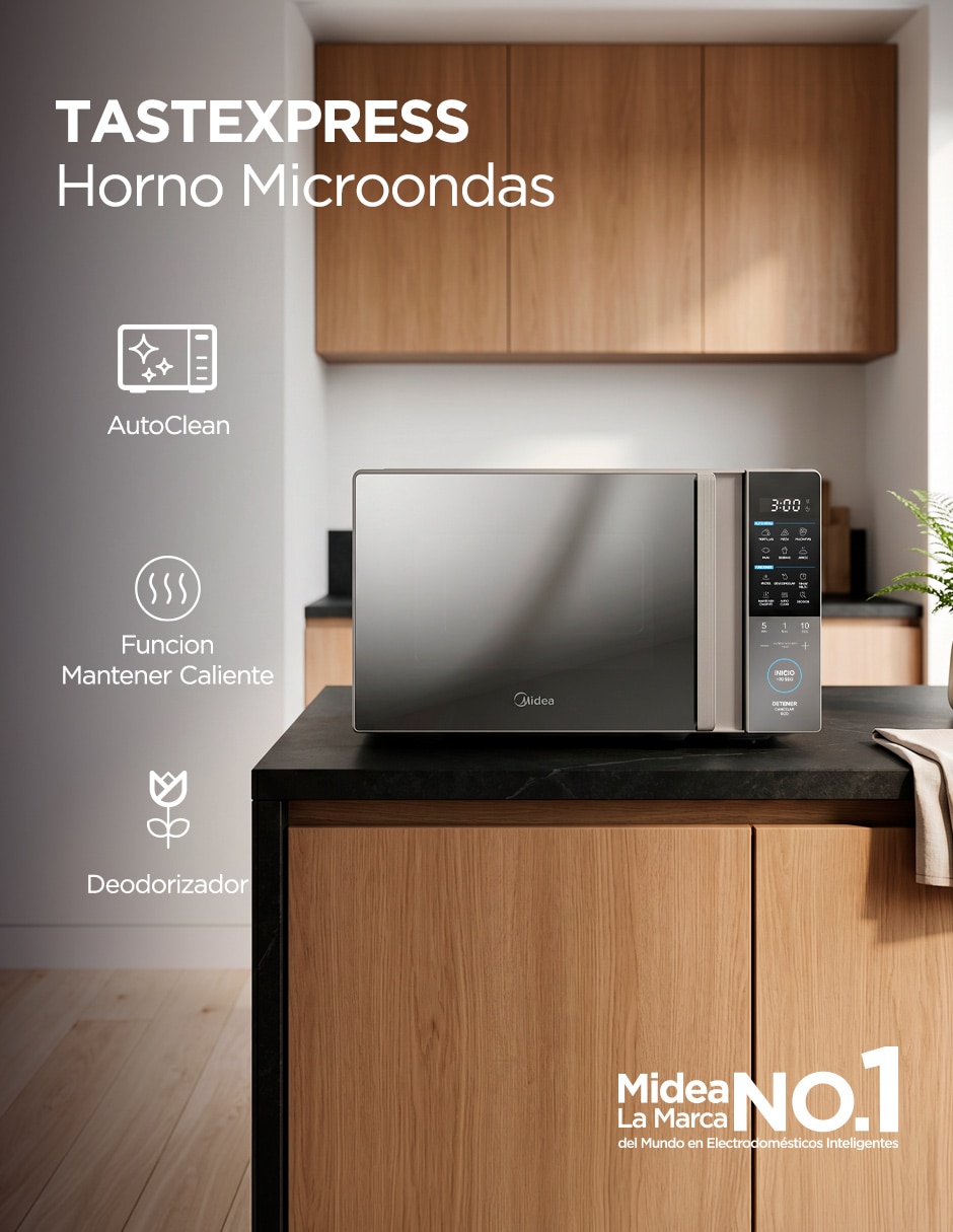 Horno de microondas convencional modelo MMDT11S2MG de 1.1 pies cúbicos 5