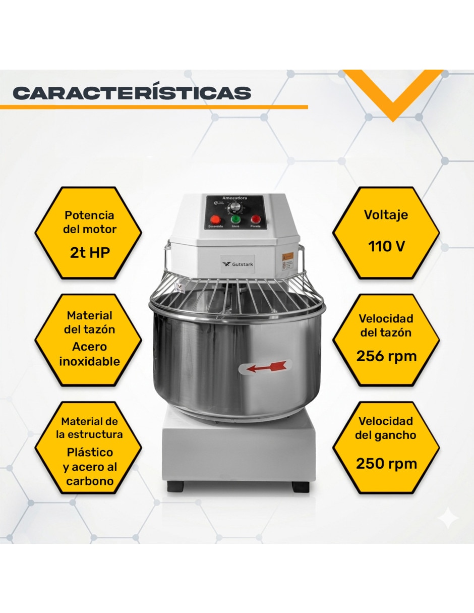 Amasadora industrial Gutstark MKZ-AMASA40LTIND