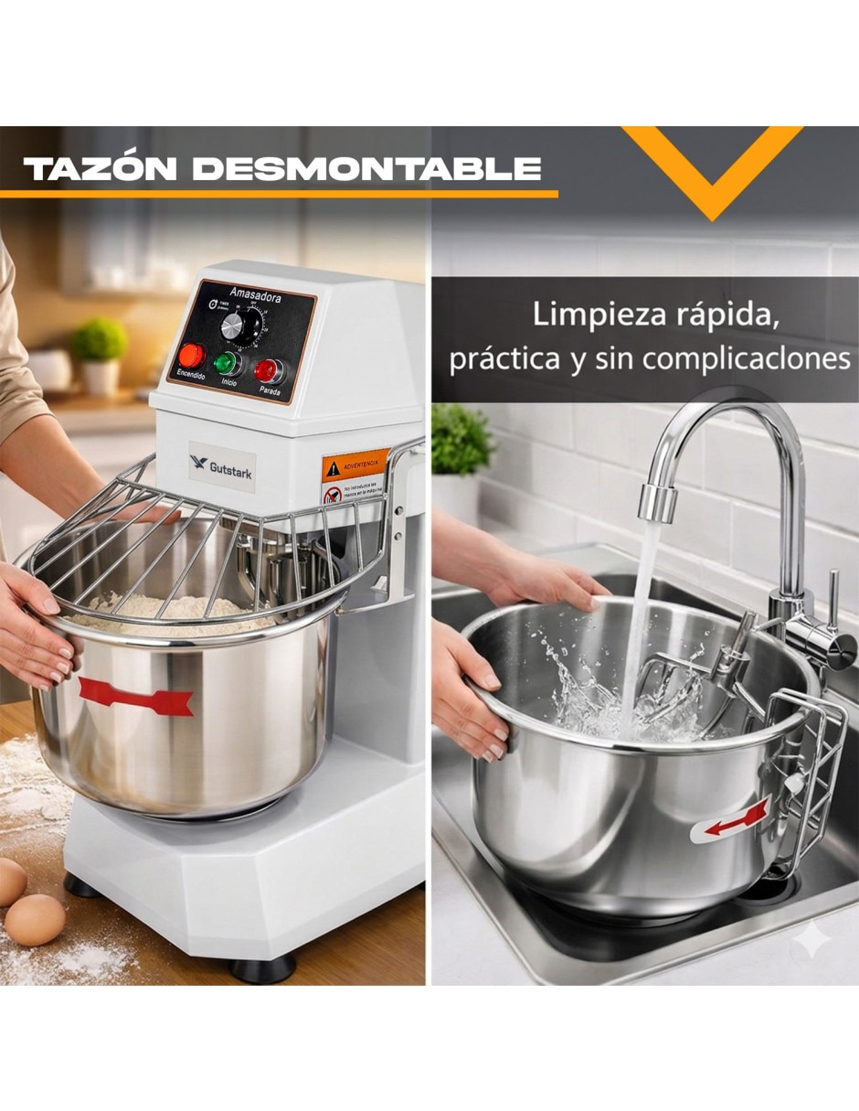 Amasadora industrial Gutstark MKZ-AMASA40LTIND