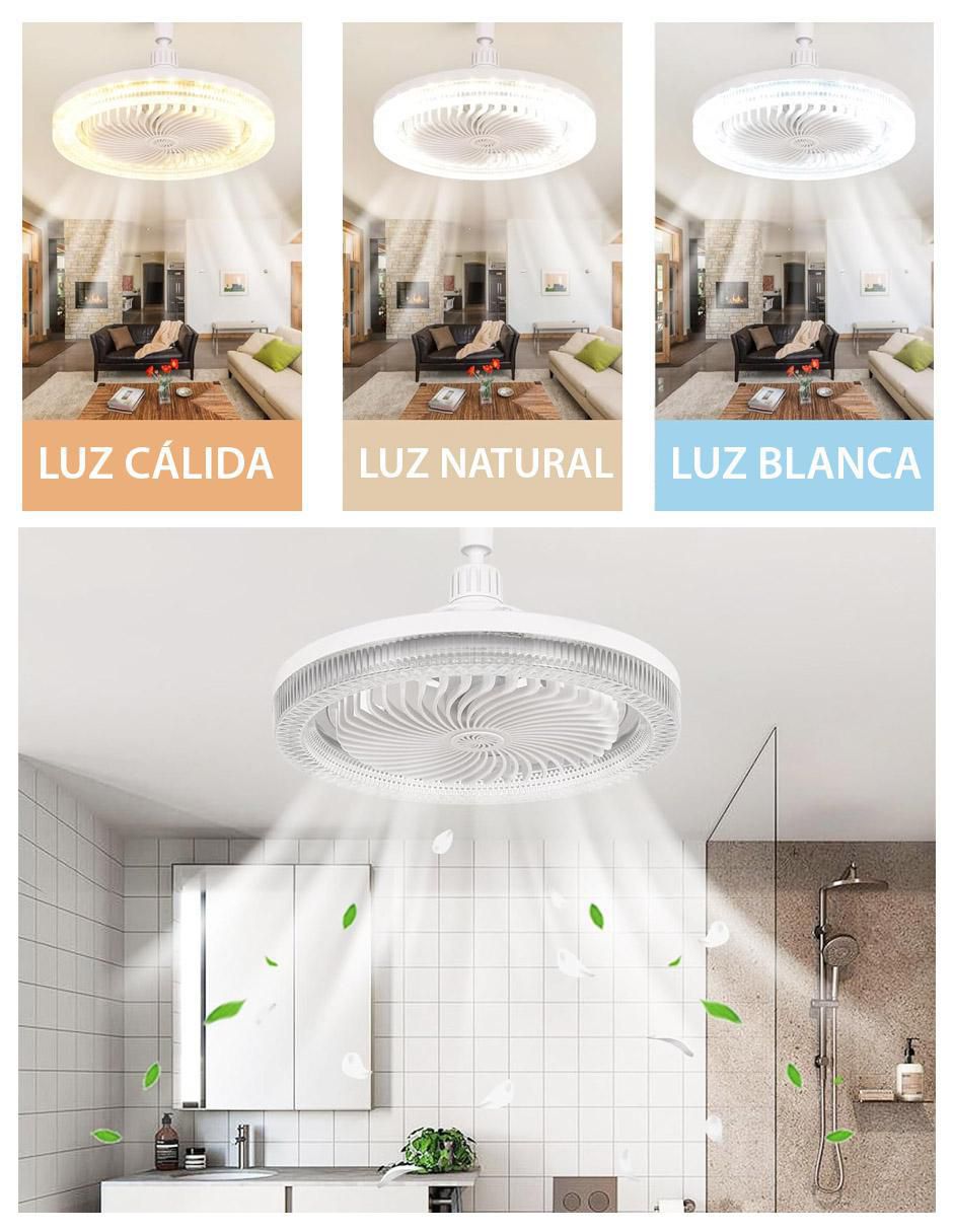 Ventilador de techo Dosyu Technology con control remoto 3 velocidades