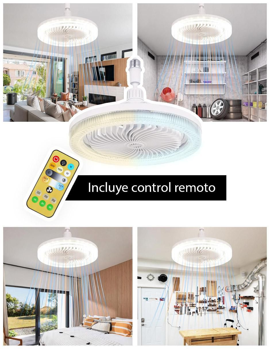Ventilador de techo Dosyu Technology con control remoto 3 velocidades