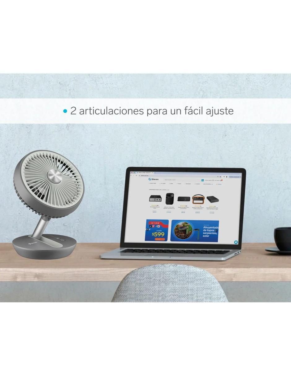 Ventilador de escritorio 4 velocidades 3