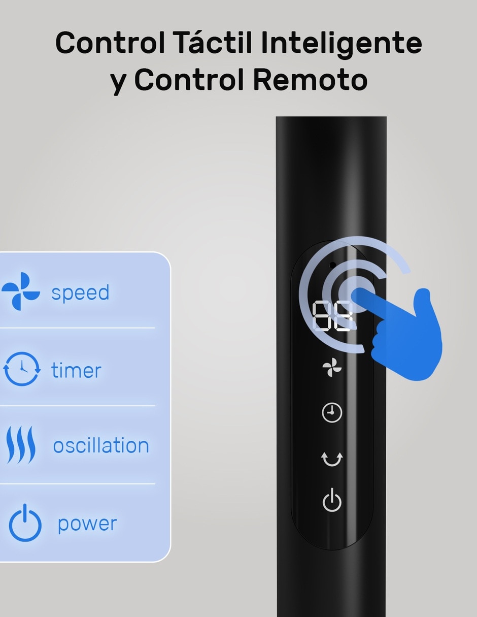 Ventilador de pedestal 3 velocidades