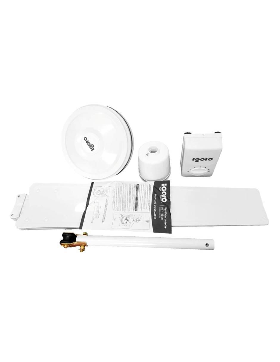 Ventilador de techo con control remoto 5 velocidades