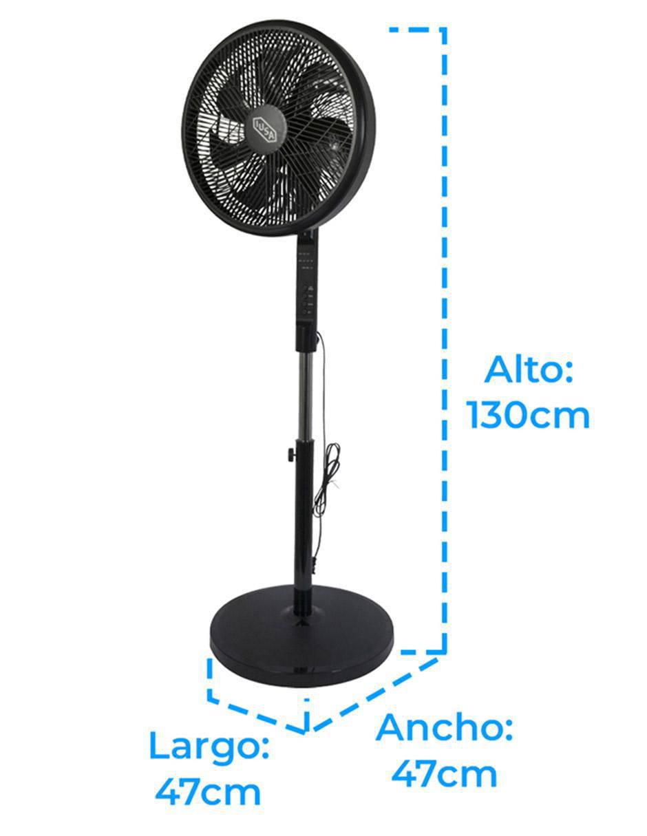 Ventilador de pedestal Iusa con control remoto 3 velocidades