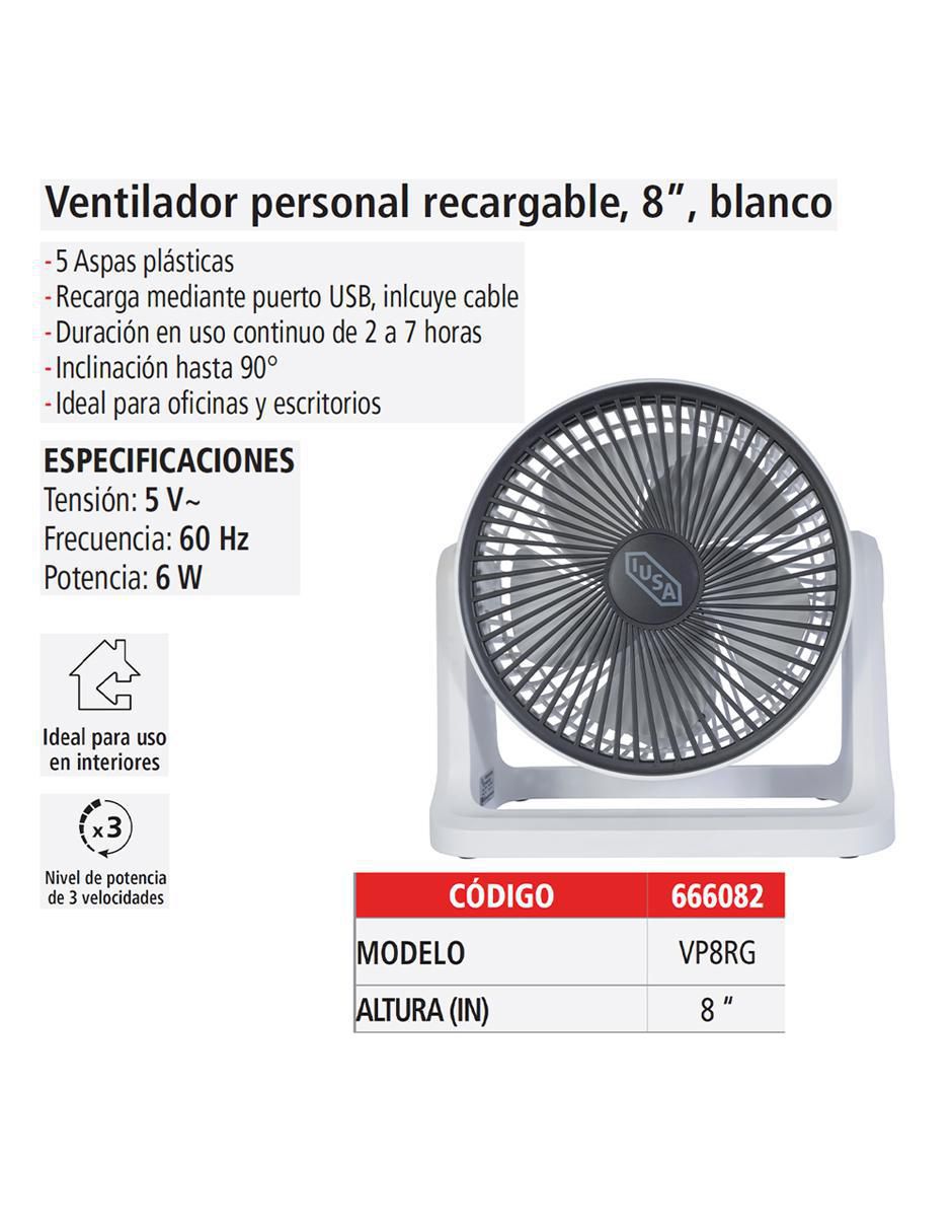 Mini ventilador Iusa 3 velocidades