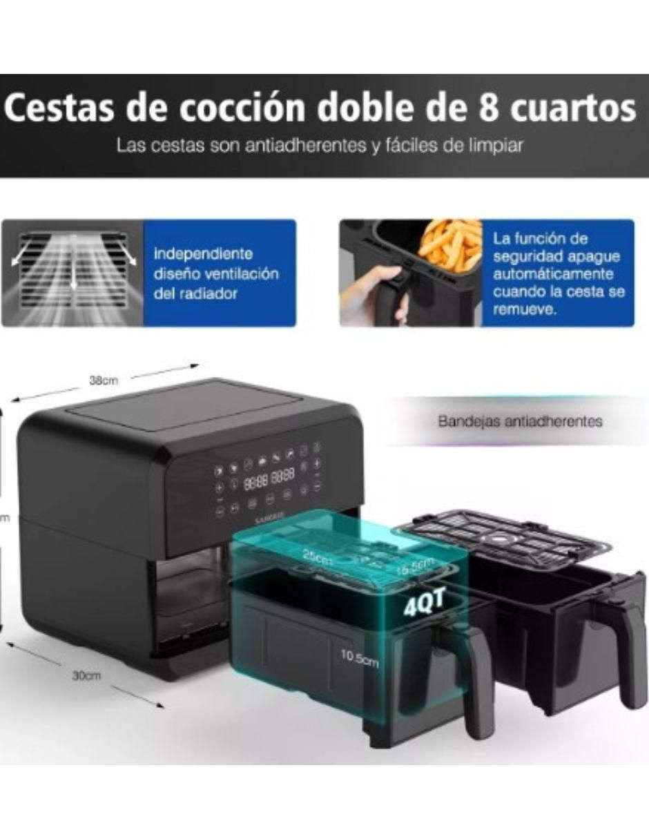 Freidora de aire con compartimento doble 7.5 L K100064
