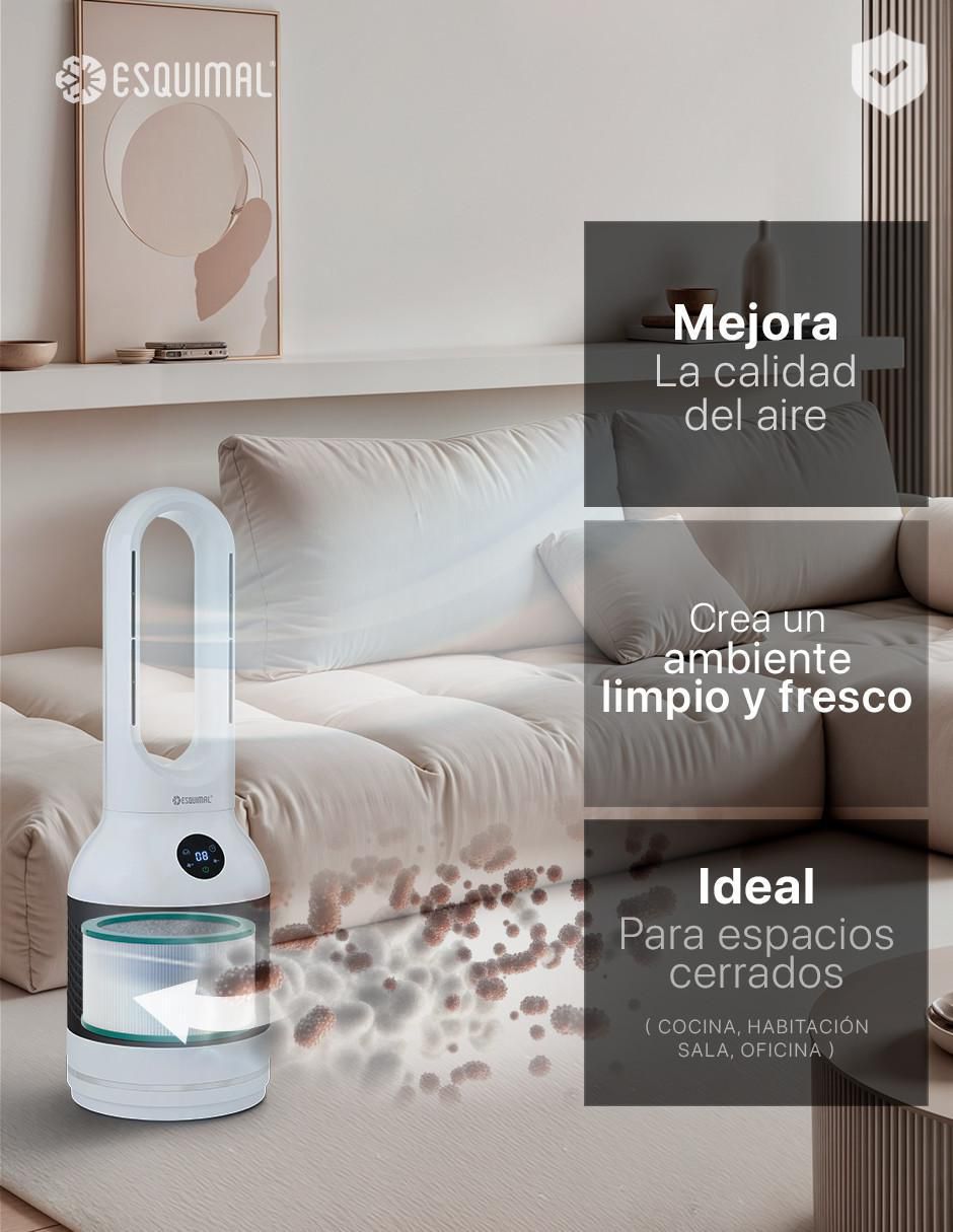 Filtro plisado purificador Esquimal 3 en 1 Aero 1200
