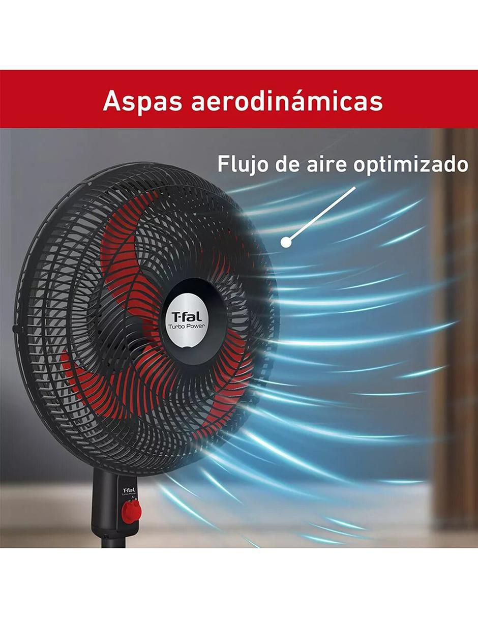 Ventilador de pedestal T-Fal 3 velocidades