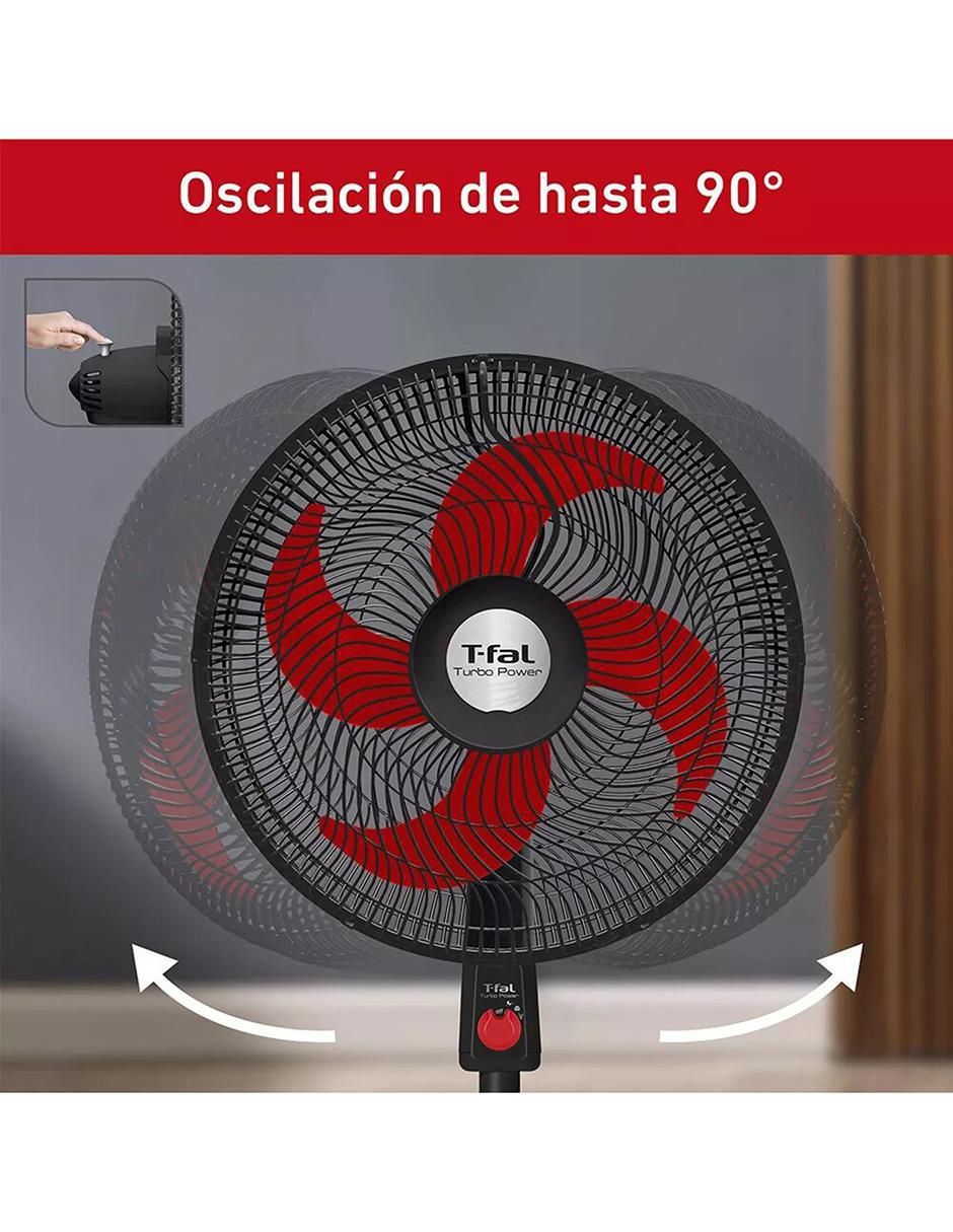Ventilador de pedestal T-Fal 3 velocidades