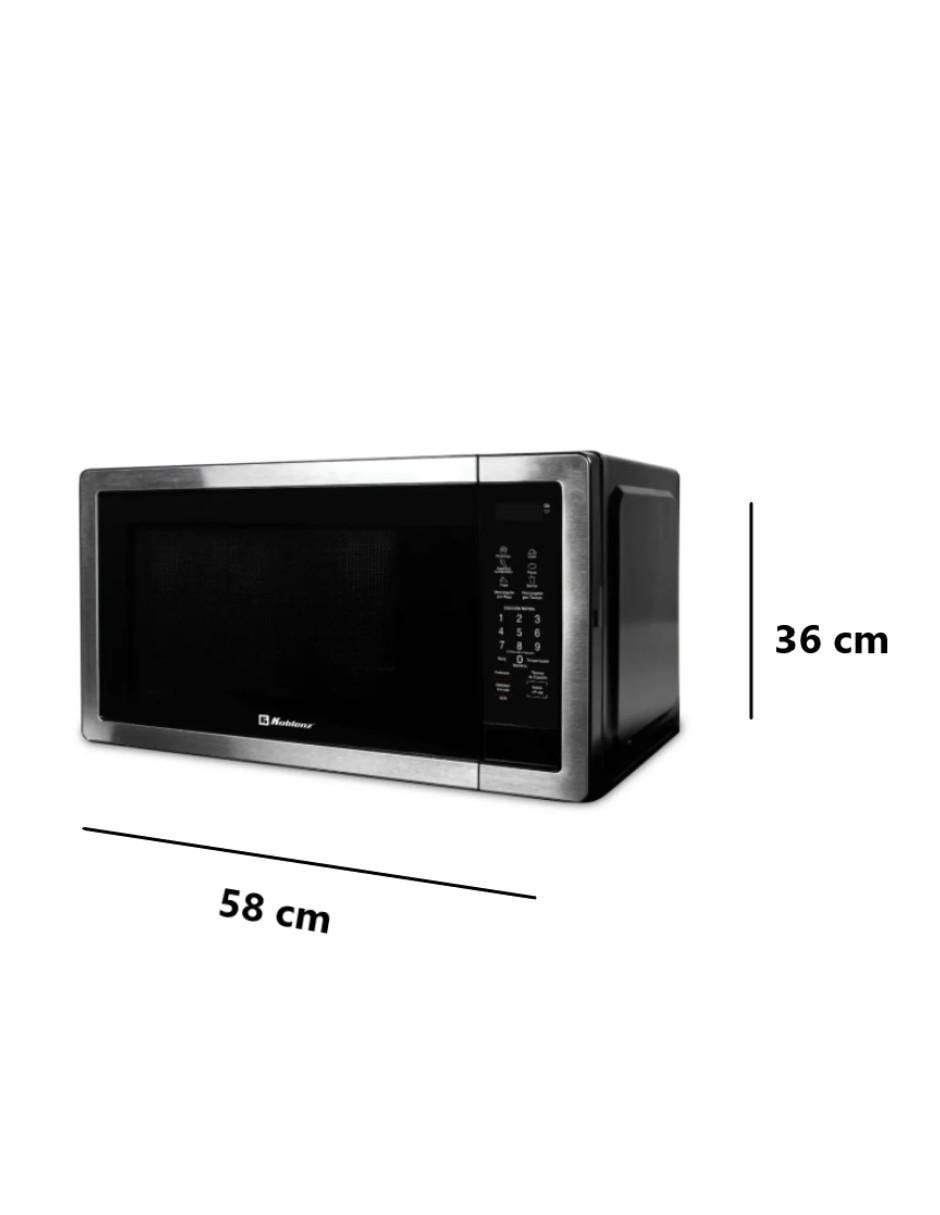 Horno de microondas convencional modelo MWKM11IHA-NEG de 1.1 pies cúbicos 4