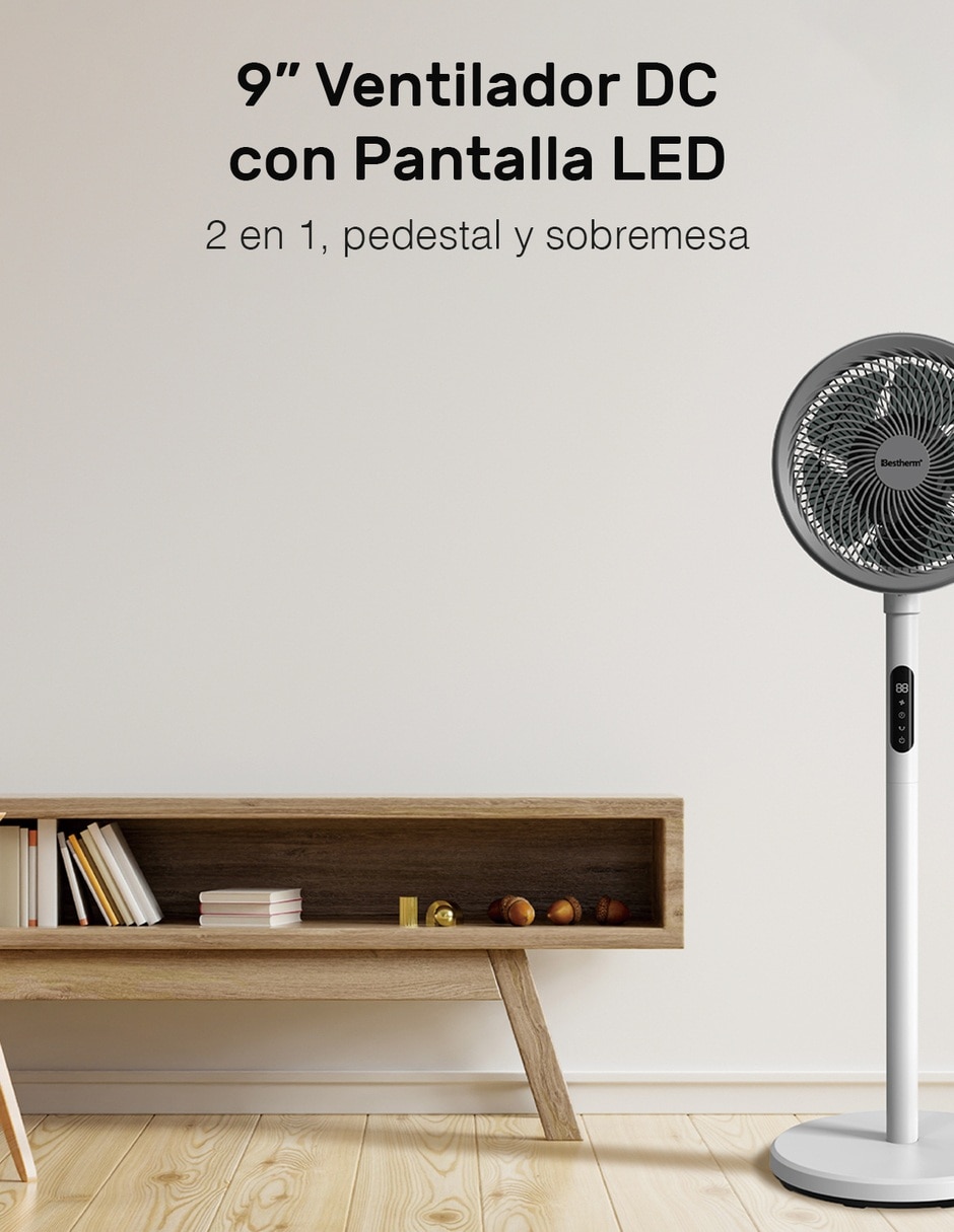 Ventilador de pedestal con control remoto 12 velocidades 20