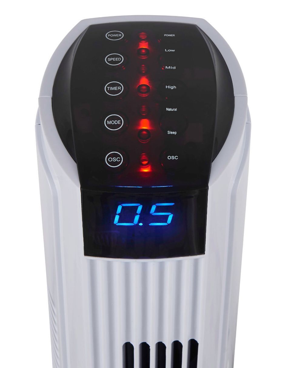 Ventilador de torre con control remoto 3 velocidades 4
