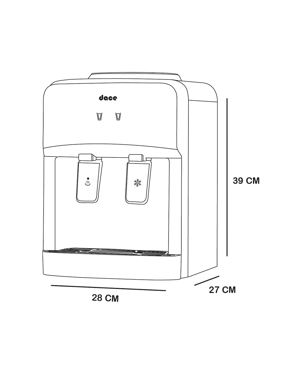 Dispensador de agua eléctrico Dace EAM07 11