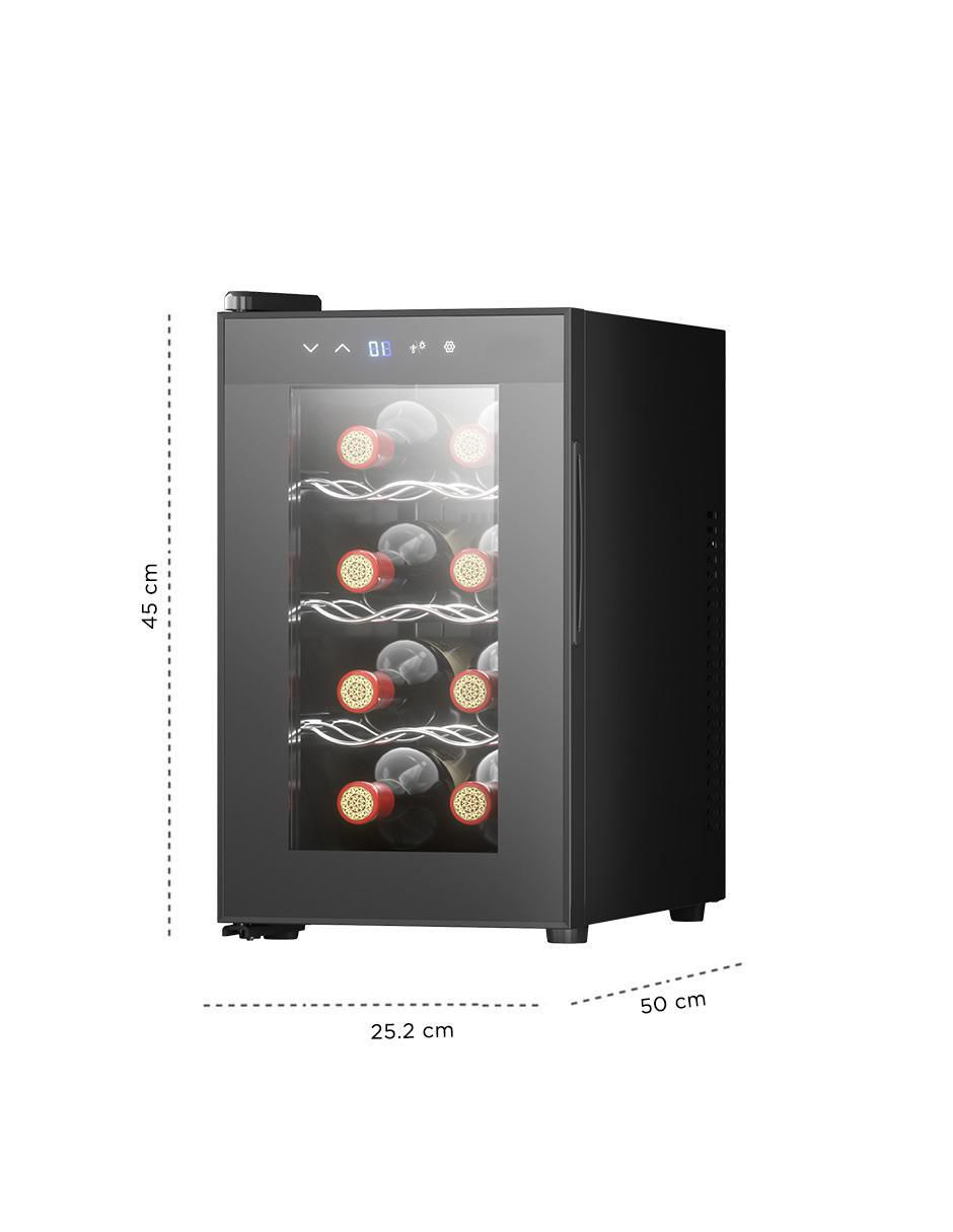 Enfriador de vinos Nuur Termoélectrica capacidad 8 botellas