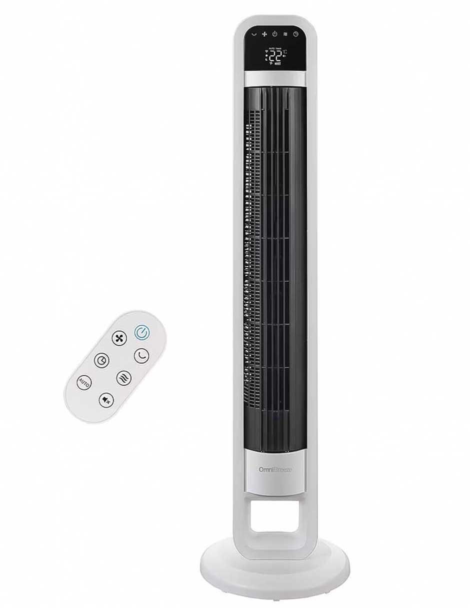 Ventilador de torre Omnibreeze con control remoto 4 velocidades