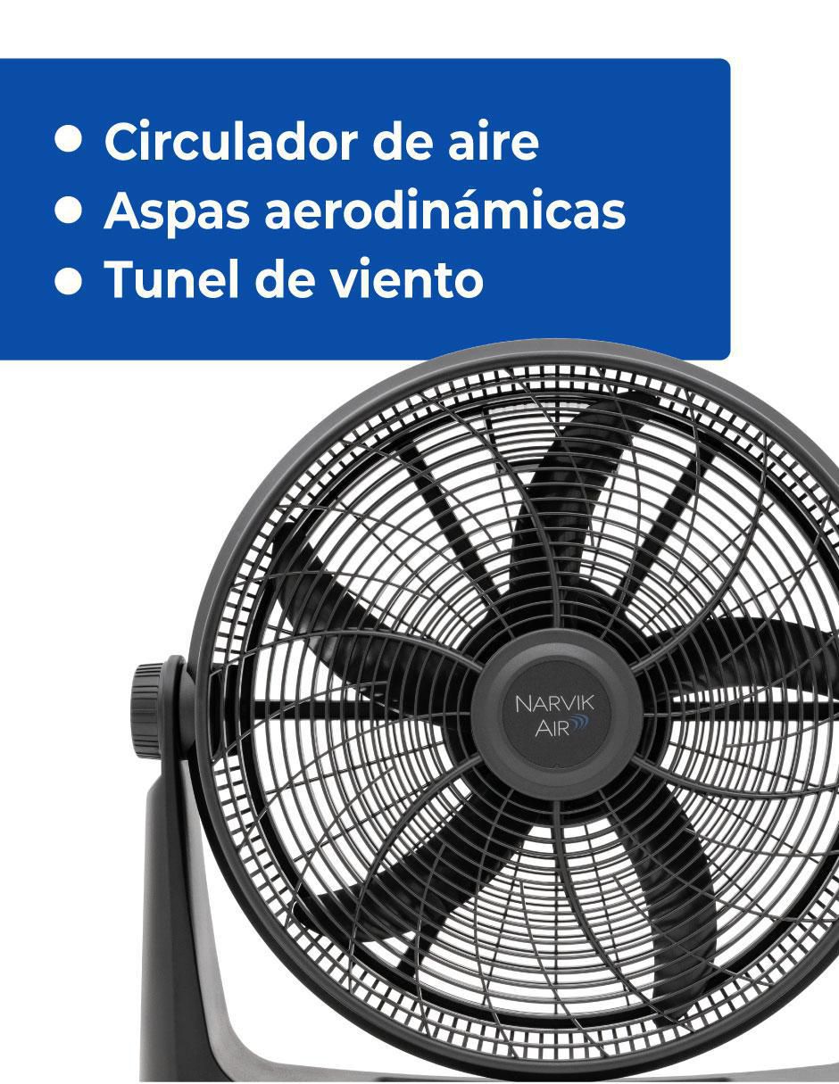 Ventilador 2 en 1 Narvik 3 velocidades