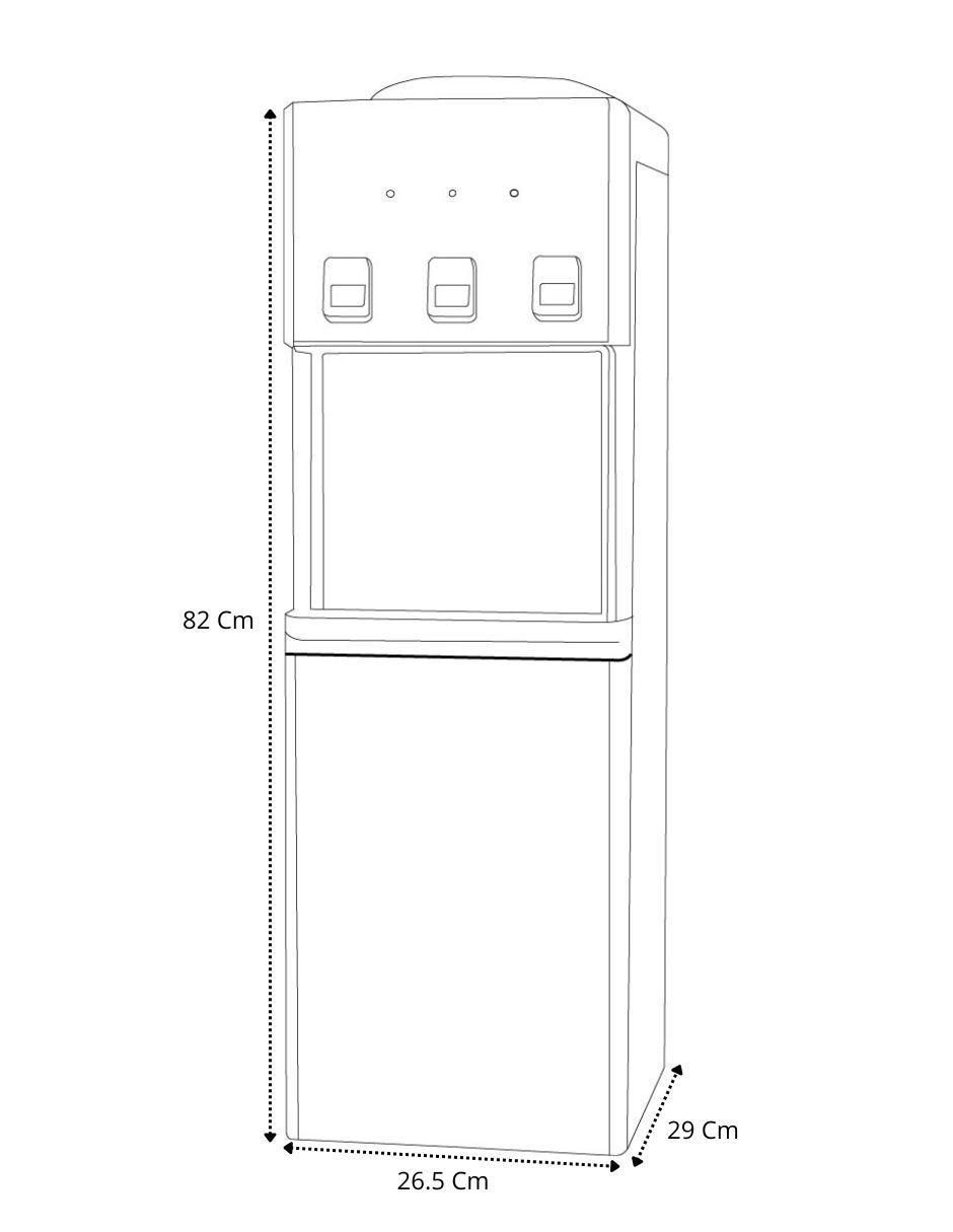 Dispensador de agua eléctrico CBHH-0800 6