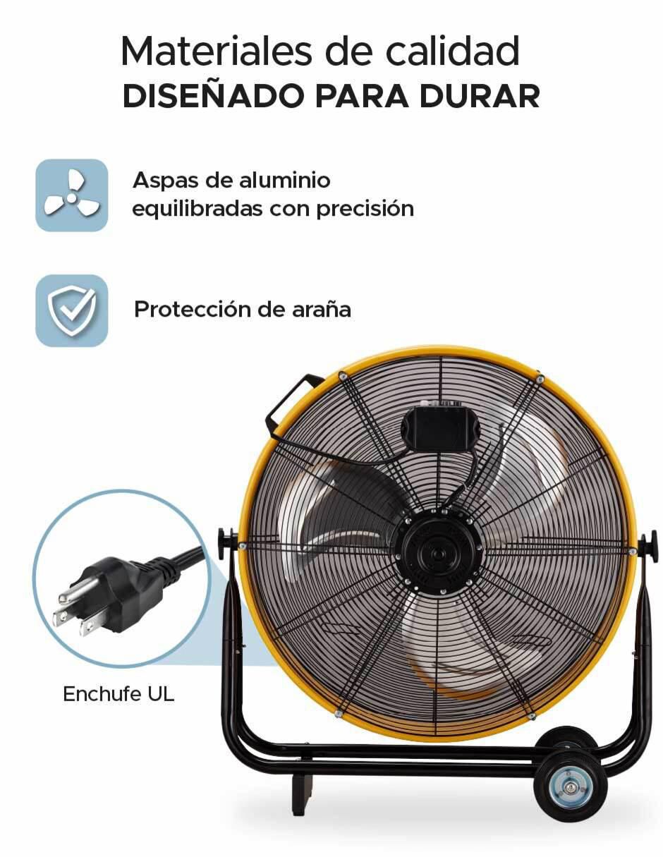 Ventilador industrial 3 velocidades