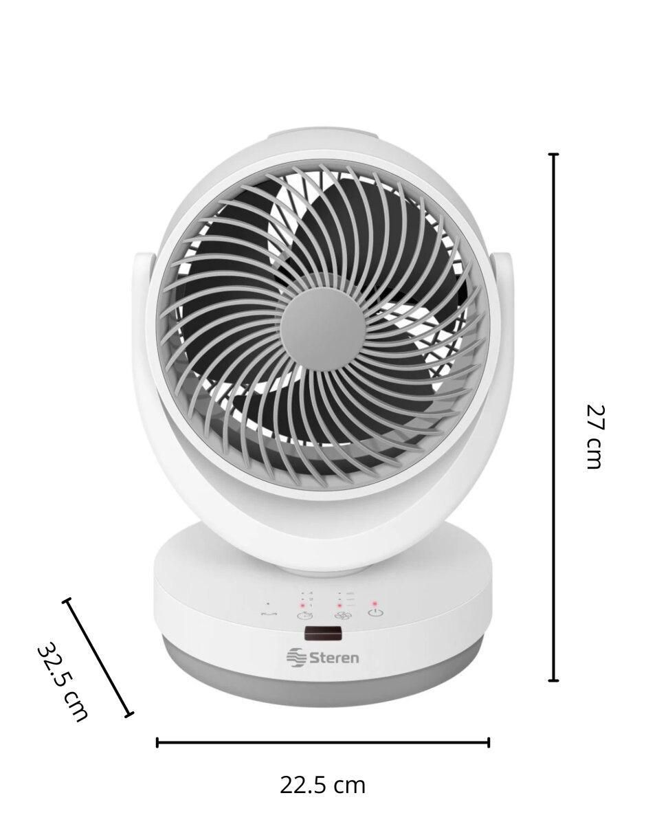 Ventilador de escritorio con control remoto 3 velocidades 5