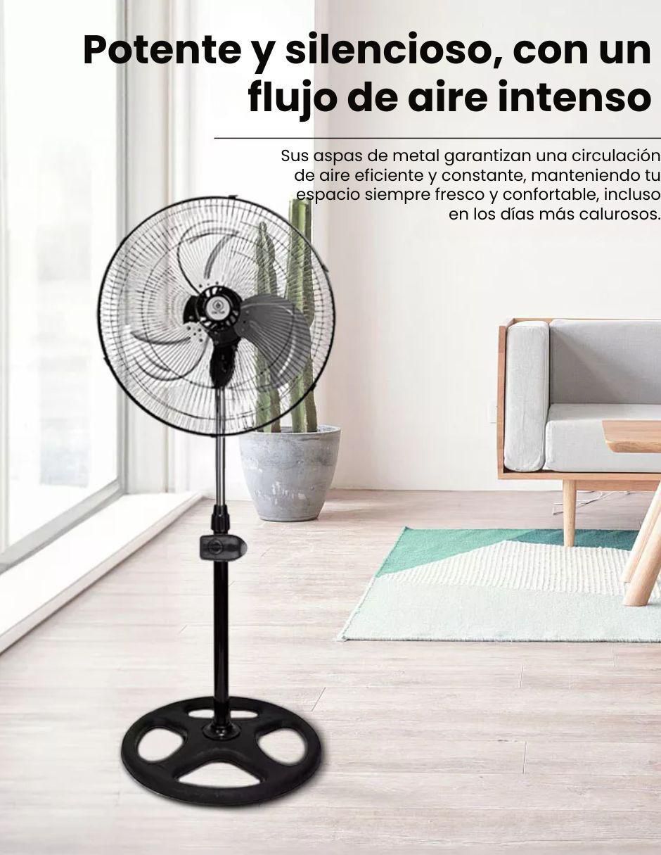 Set ventilador de piso Begonia 3 velocidades