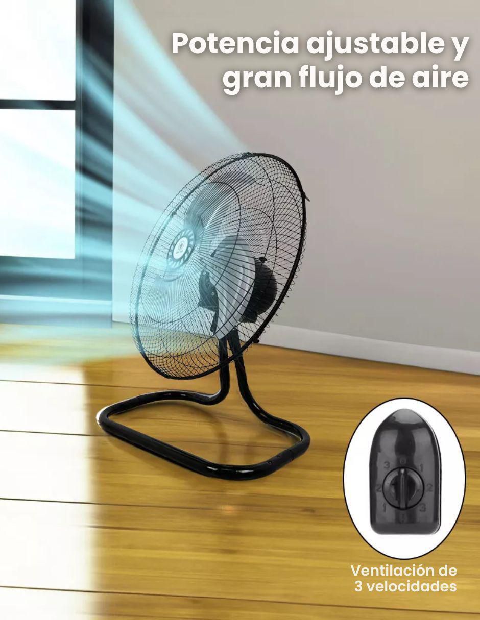 Set ventilador de piso 3 velocidades