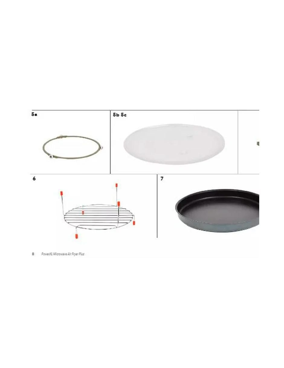 Horno de microondas de convección con grill modelo BDK02 de 1 pie cúbico