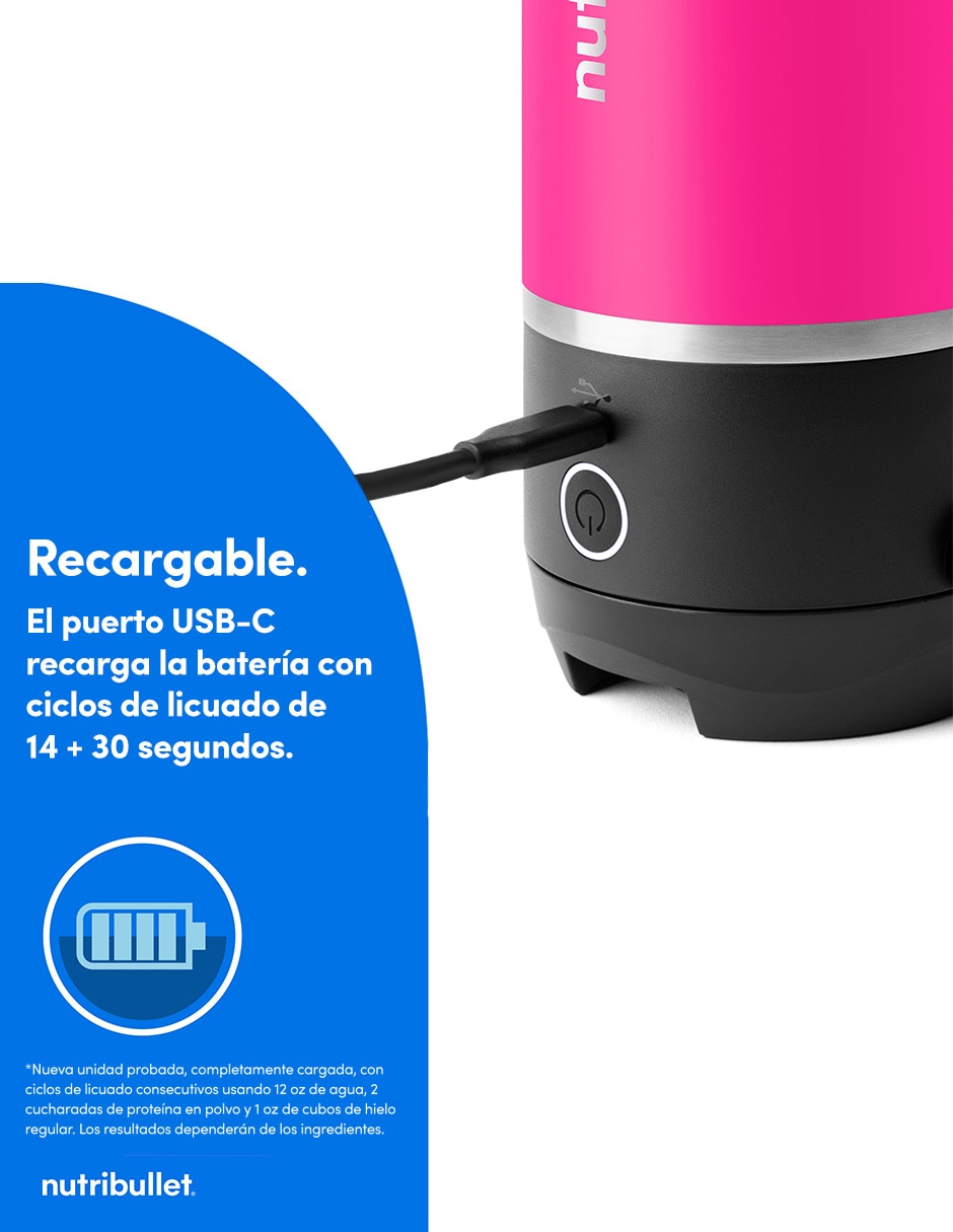 Licuadora personal NBP016MA 1 velocidad 40 W 6