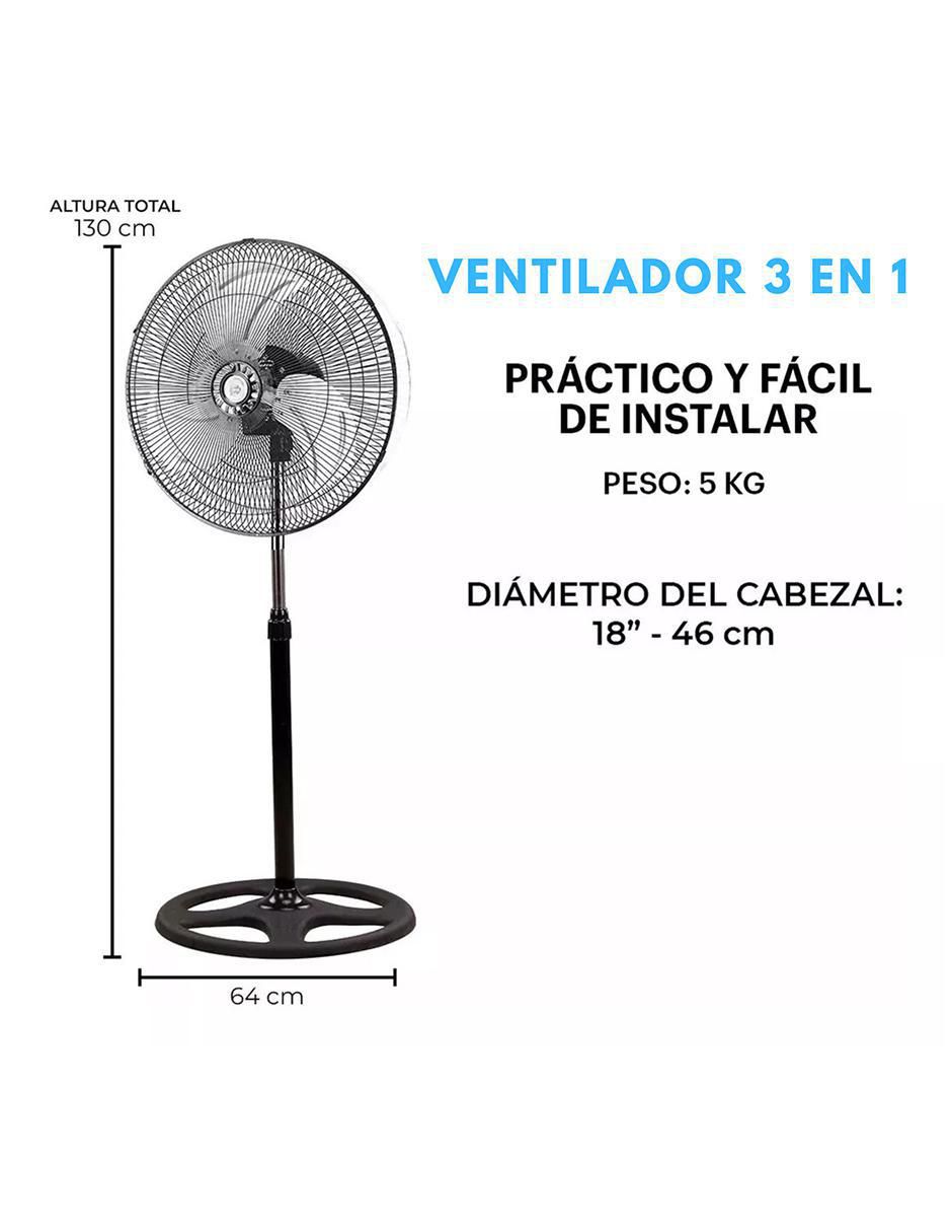 Ventilador 3 en 1 3 velocidades 5