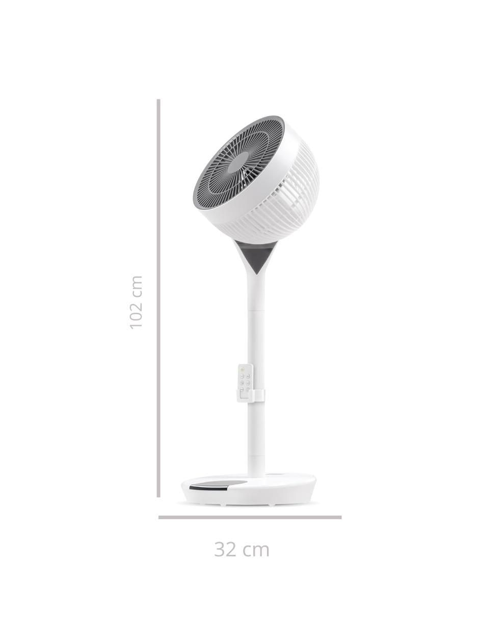 Ventilador de pedestal Woozoo con control remoto 12 velocidades