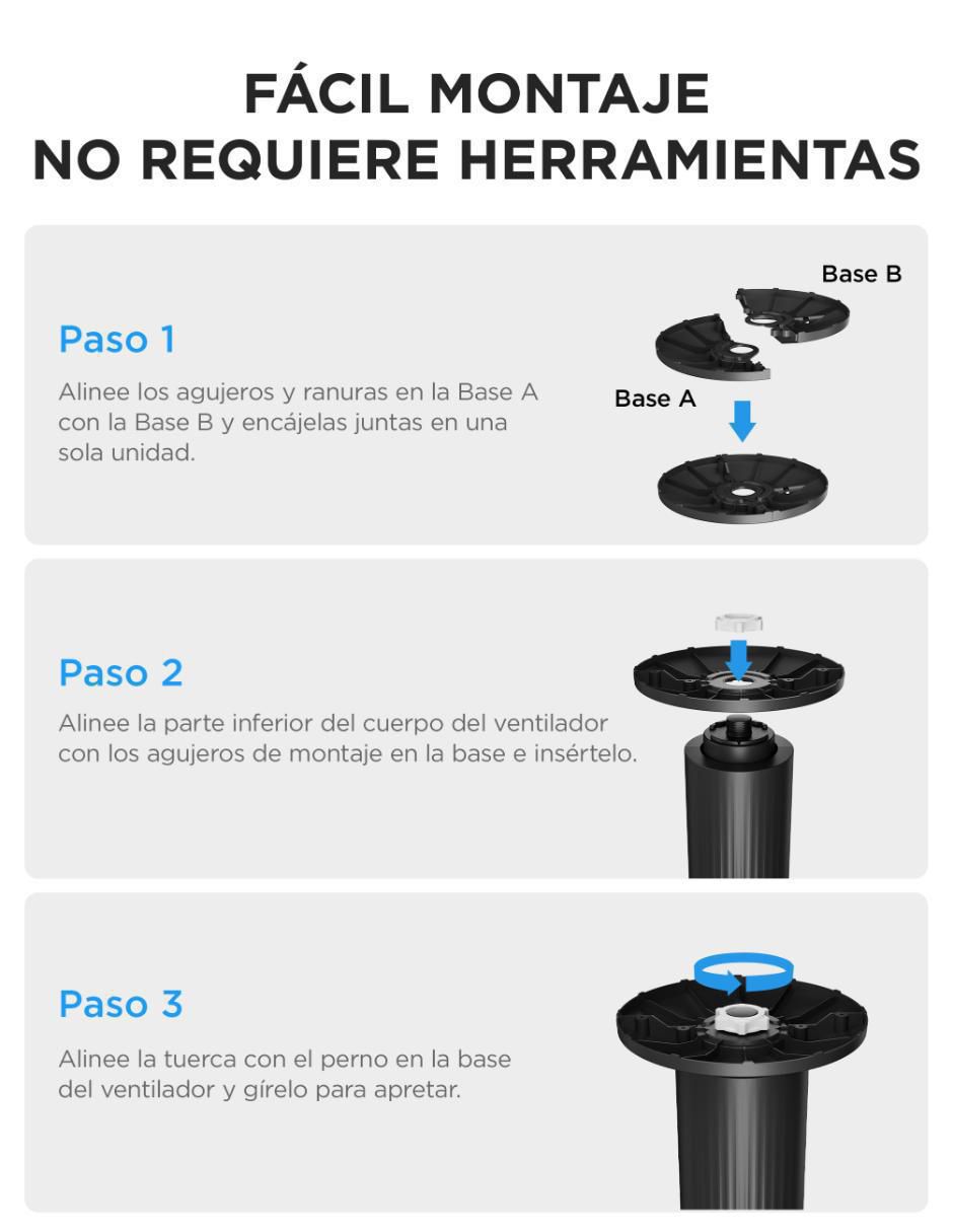 Ventilador de torre Sí 3 velocidades 6