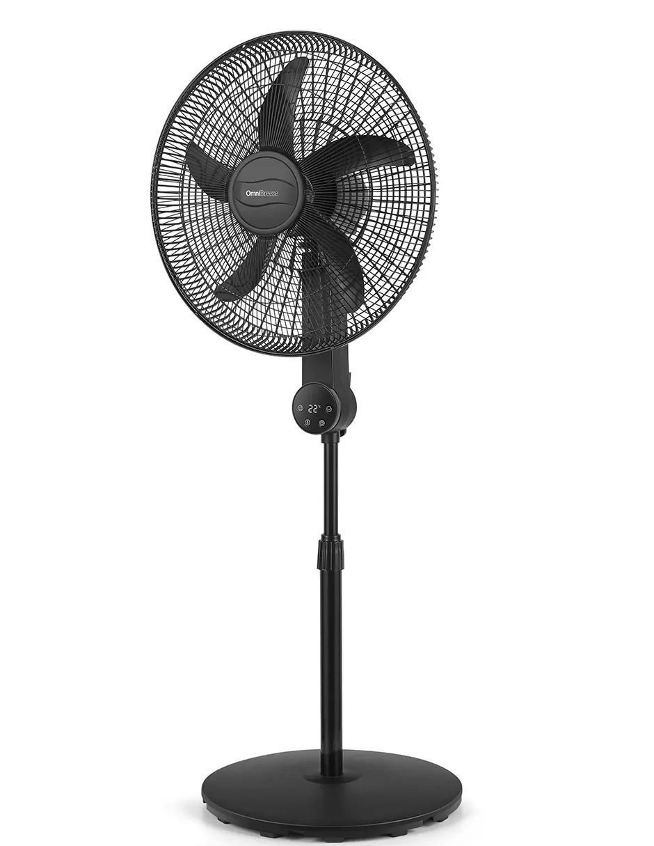 Ventilador de pedestal Omnibreeze con control remoto 4 velocidades
