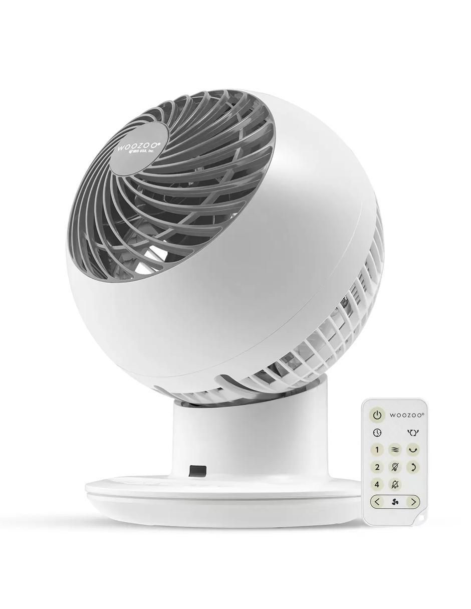 Ventilador de mesa Woozoo con control remoto 5 velocidades