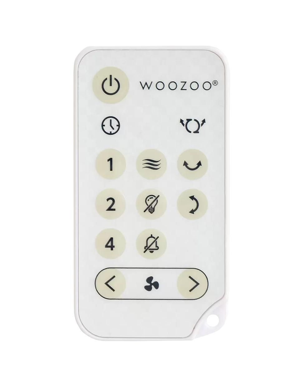 Ventilador de mesa Woozoo con control remoto 5 velocidades
