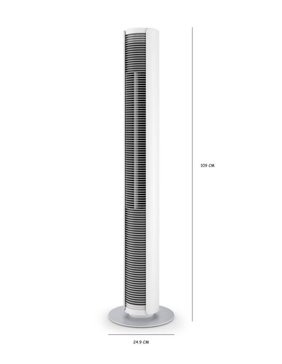 Ventilador de torre Stadler Form con control remoto 6 velocidades