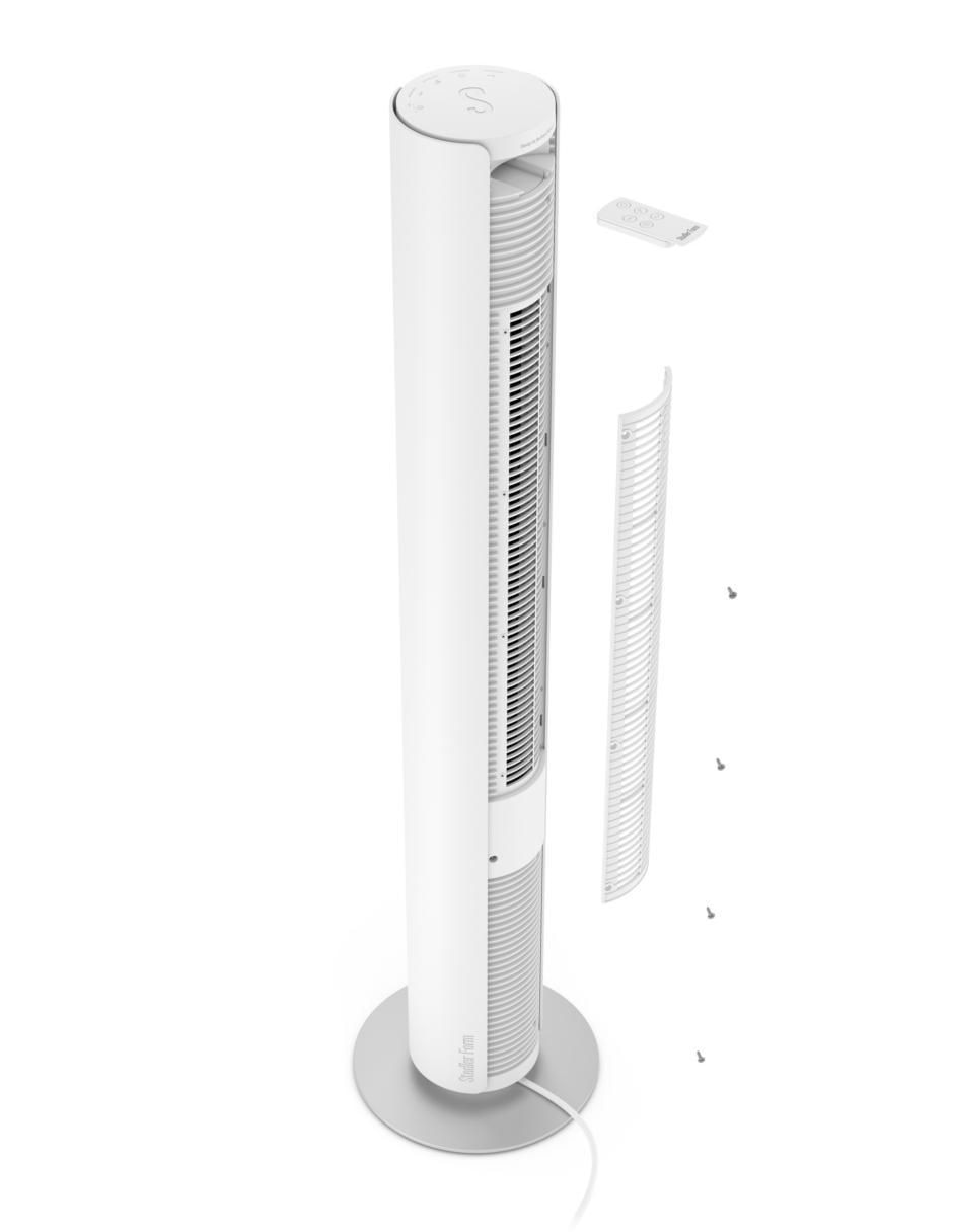 Ventilador de torre Stadler Form con control remoto 6 velocidades