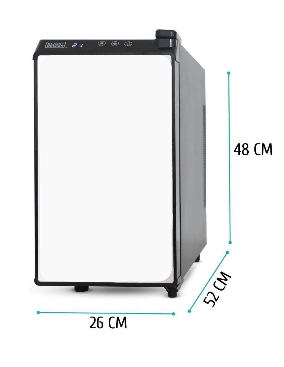 Enfriador de vinos Black + Decker BD60326 capacidad 8 botellas