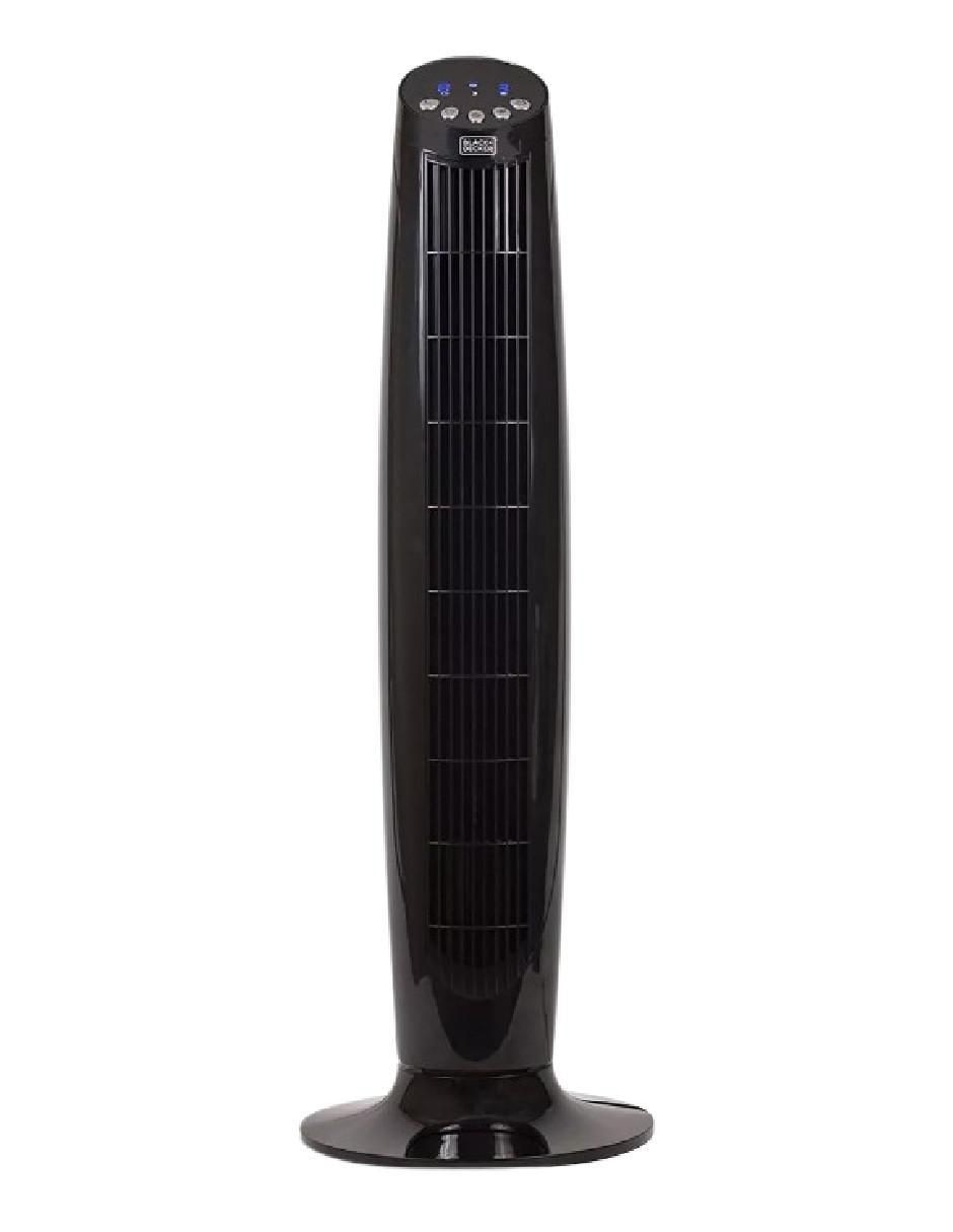 Ventilador de torre Black + Decker con control remoto 3 velocidades