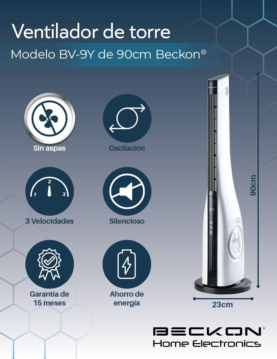 Ventilador de torre Beckon 3 velocidades